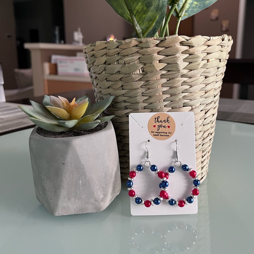 ❤️💙Handmade Earrings ❤️💙